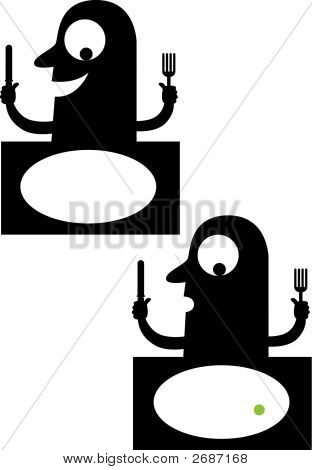 Silhouettes de Diner