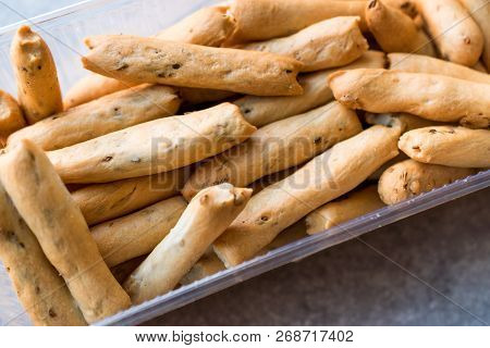 Turkish Pastry Crispy Stick Crackers With Anise Flavor
