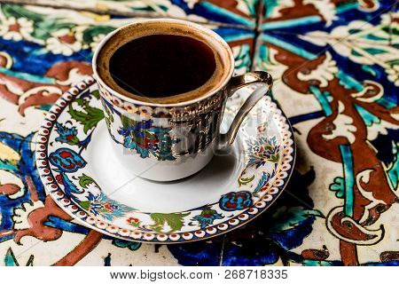 Turkish Coffee In Ottoman Cup