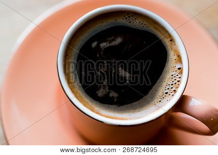 Turkish Coffee Close Up View