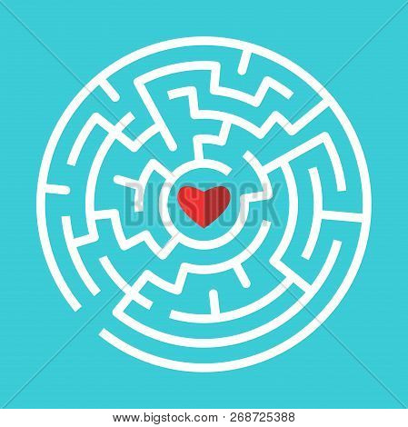Red Heart Inside Vector Photo Free Trial Bigstock