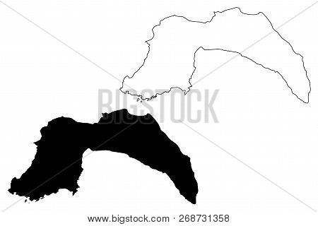 Antalya (provinces Of The Republic Of Turkey) Map Vector Illustration, Scribble Sketch Antalya Ili M