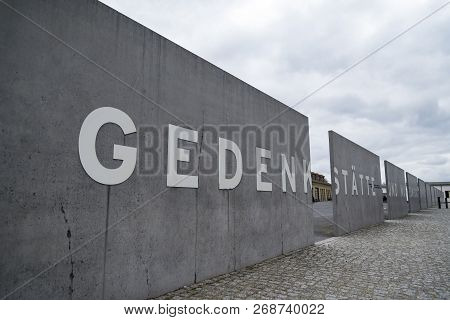 Sachsenhausen - April 3: Was A Nazi Concentration Camp In Germany. Wall Surrounded The Sachsenhausen
