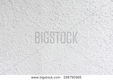 White Gray Painted Cement Wall, Uneven Concrete Surface