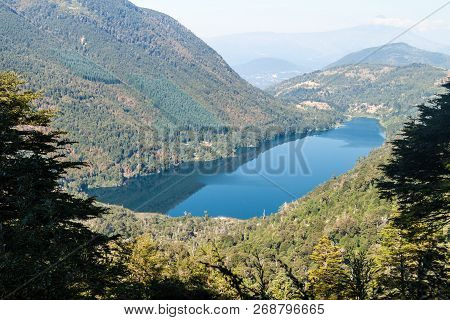 Lago Tilquilco Lake In National Park Huerquehue, Chile
