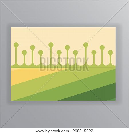 Flat Simplified Drops Abstract Vector Cliced Background For Web And Print