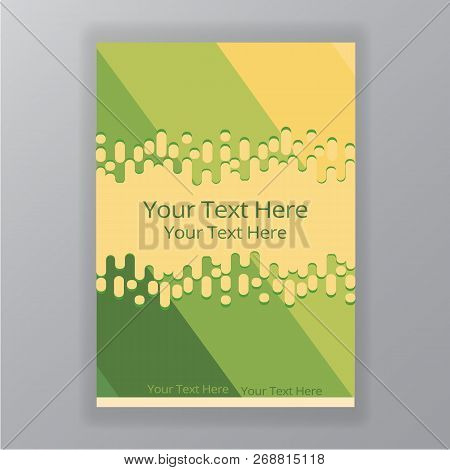 Flat Simplified Drops Abstract Vector Cliced Background For Web And Print