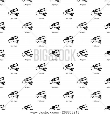 Mp3 Player Pattern Vector Seamless Repeating For Any Web Design