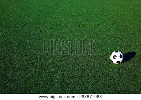 Football On A Green Field . Sport