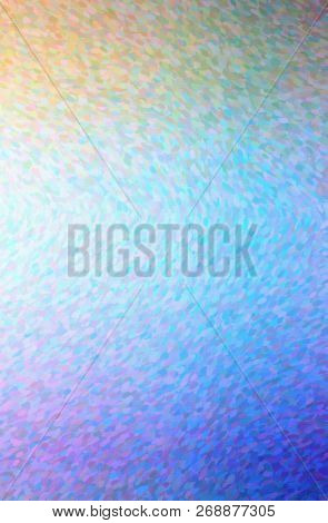 Illustration Of Abstract Blue And Purple Impressionist Pointlilism Vertical Background