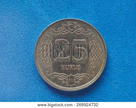 25 Cents Coin, Turkey