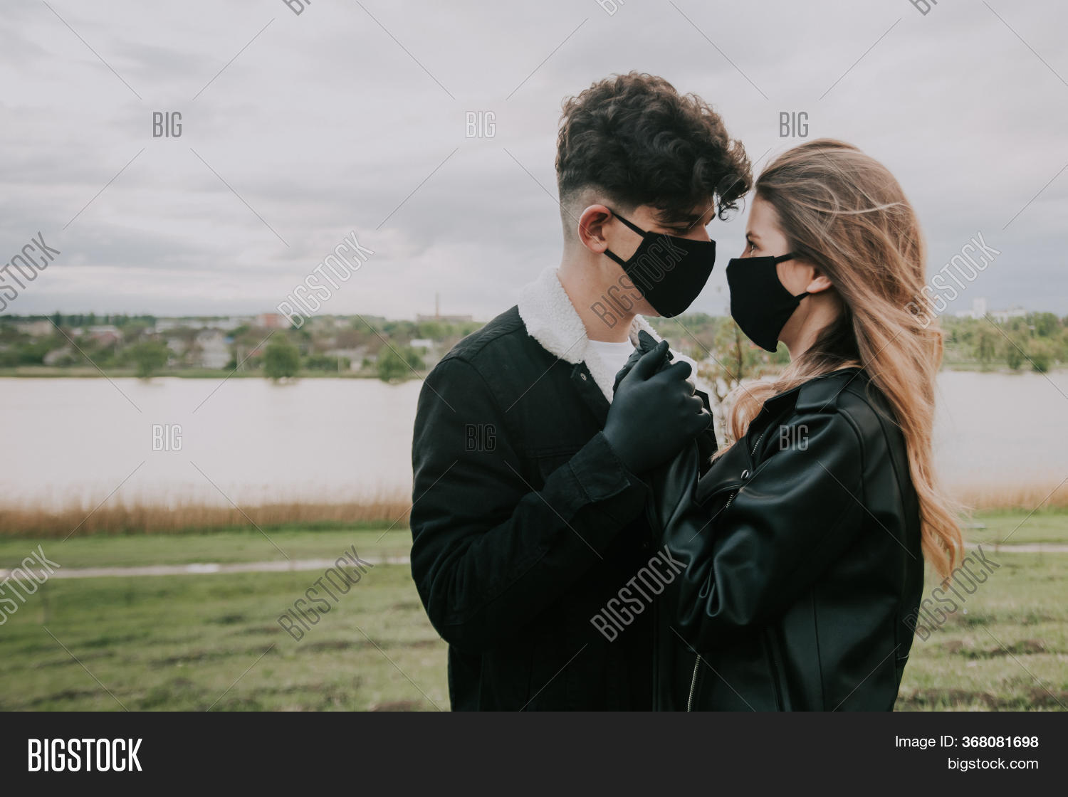 Couple Black Masks Image & Photo (Free Trial) Bigstock