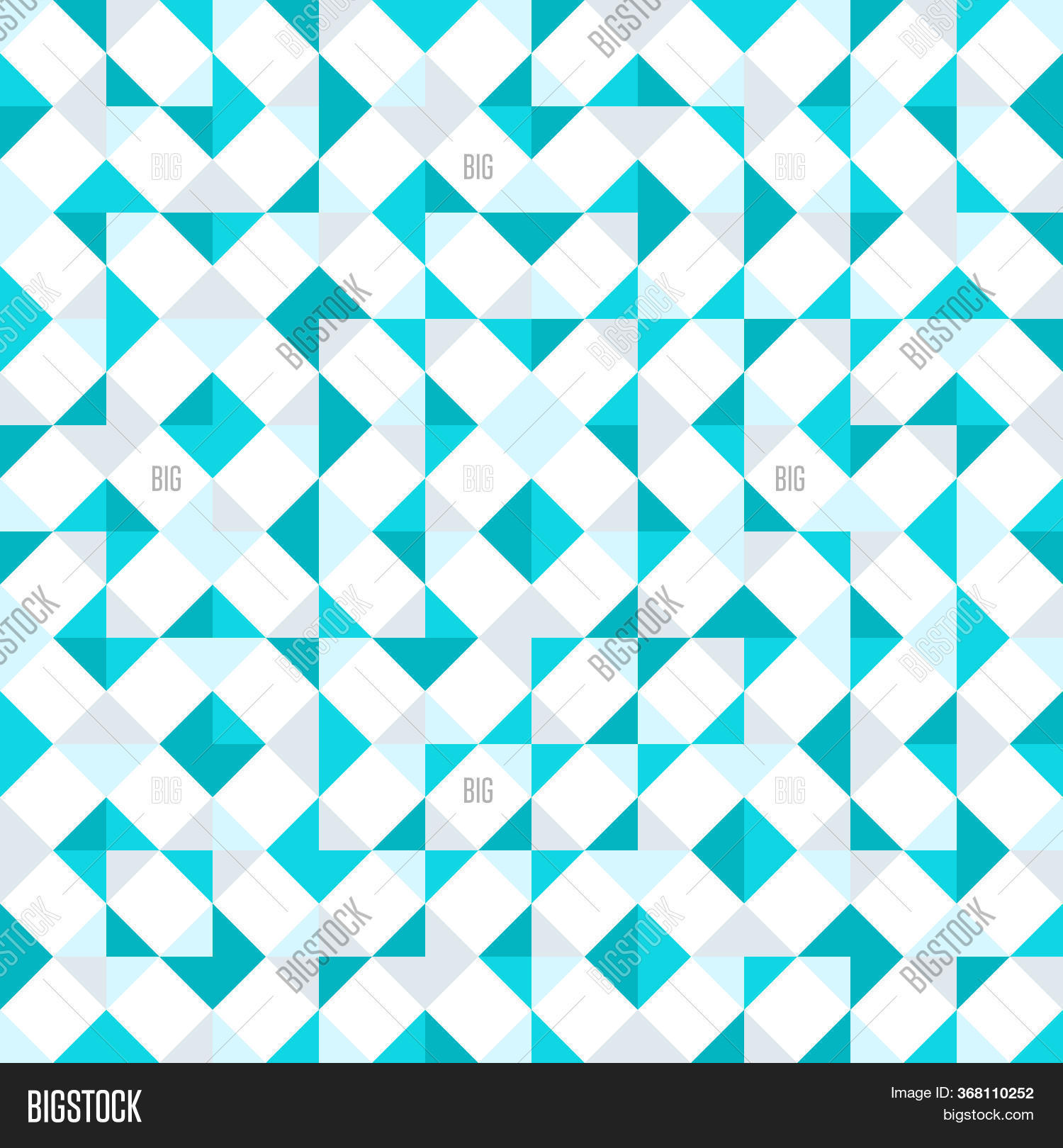 Teal Repeat Triangle Image & Photo (Free Trial) | Bigstock