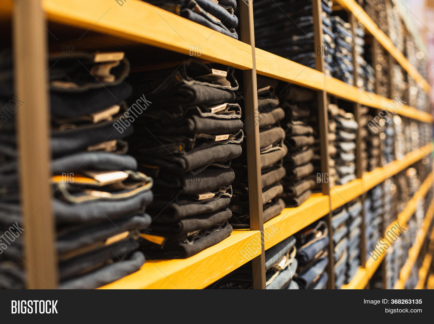 Shelf Denim Pants Sale Image & Photo (Free Trial) Bigstock