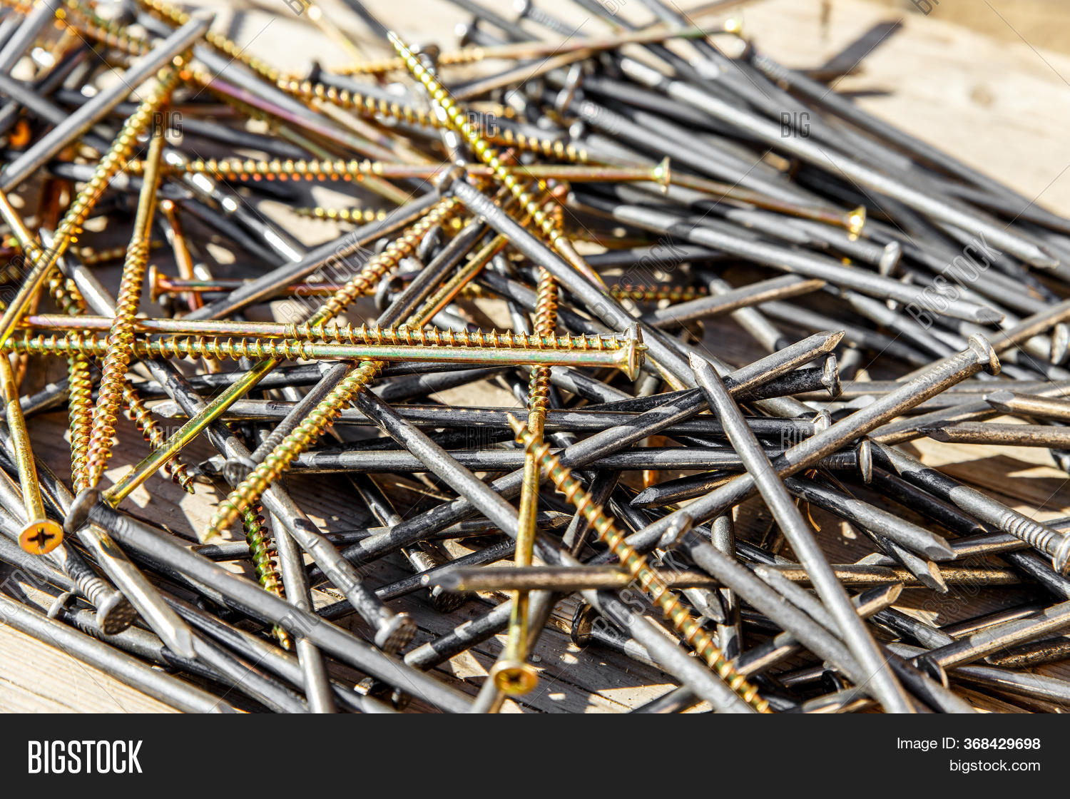 Iron Nails Screws On Image & Photo (Free Trial) Bigstock
