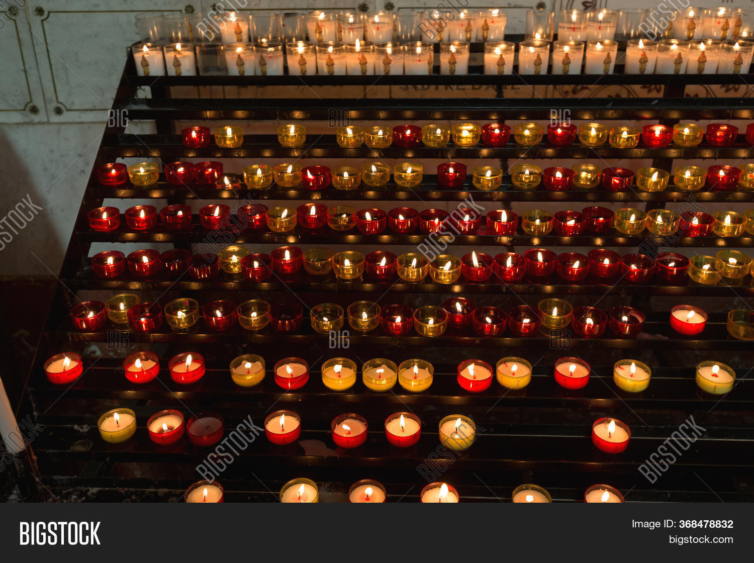 Votive Candles Rack Image & Photo (Free Trial) Bigstock