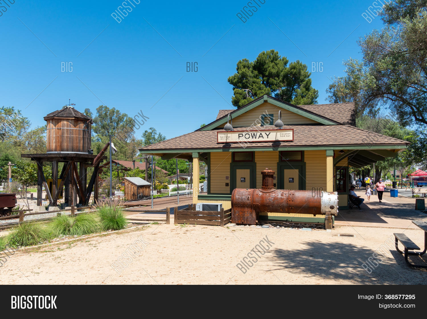 Old Poway Park Village Image & Photo (Free Trial) Bigstock