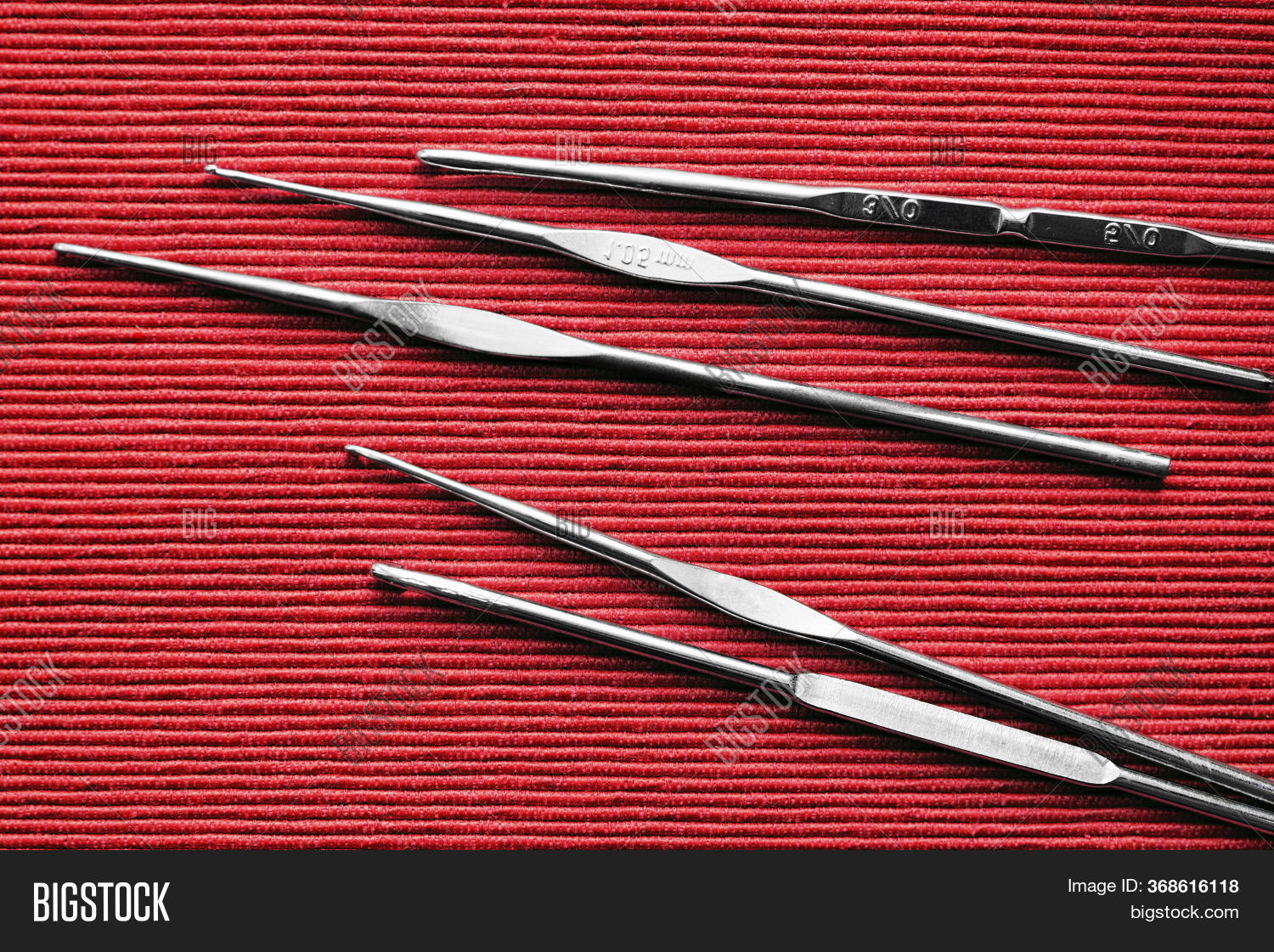 Metal Crochet Hooks On Image & Photo (Free Trial) Bigstock