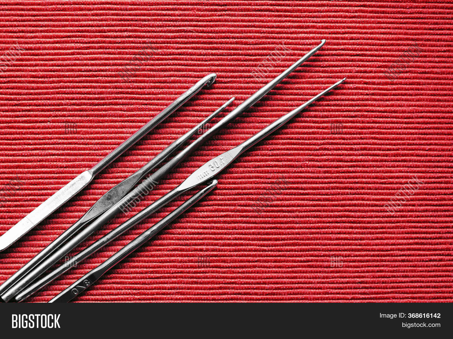 Metal Crochet Hooks On Image & Photo (Free Trial) Bigstock