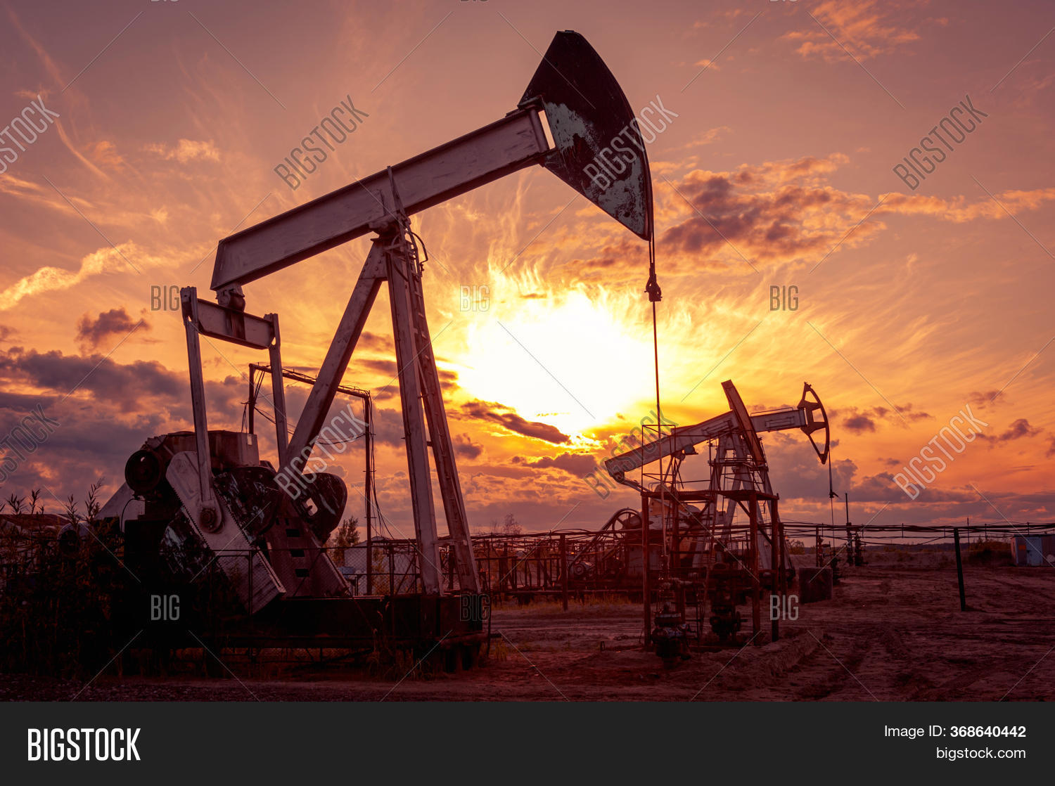 Oil Pump Rig. Oil Gas Image & Photo (Free Trial) Bigstock