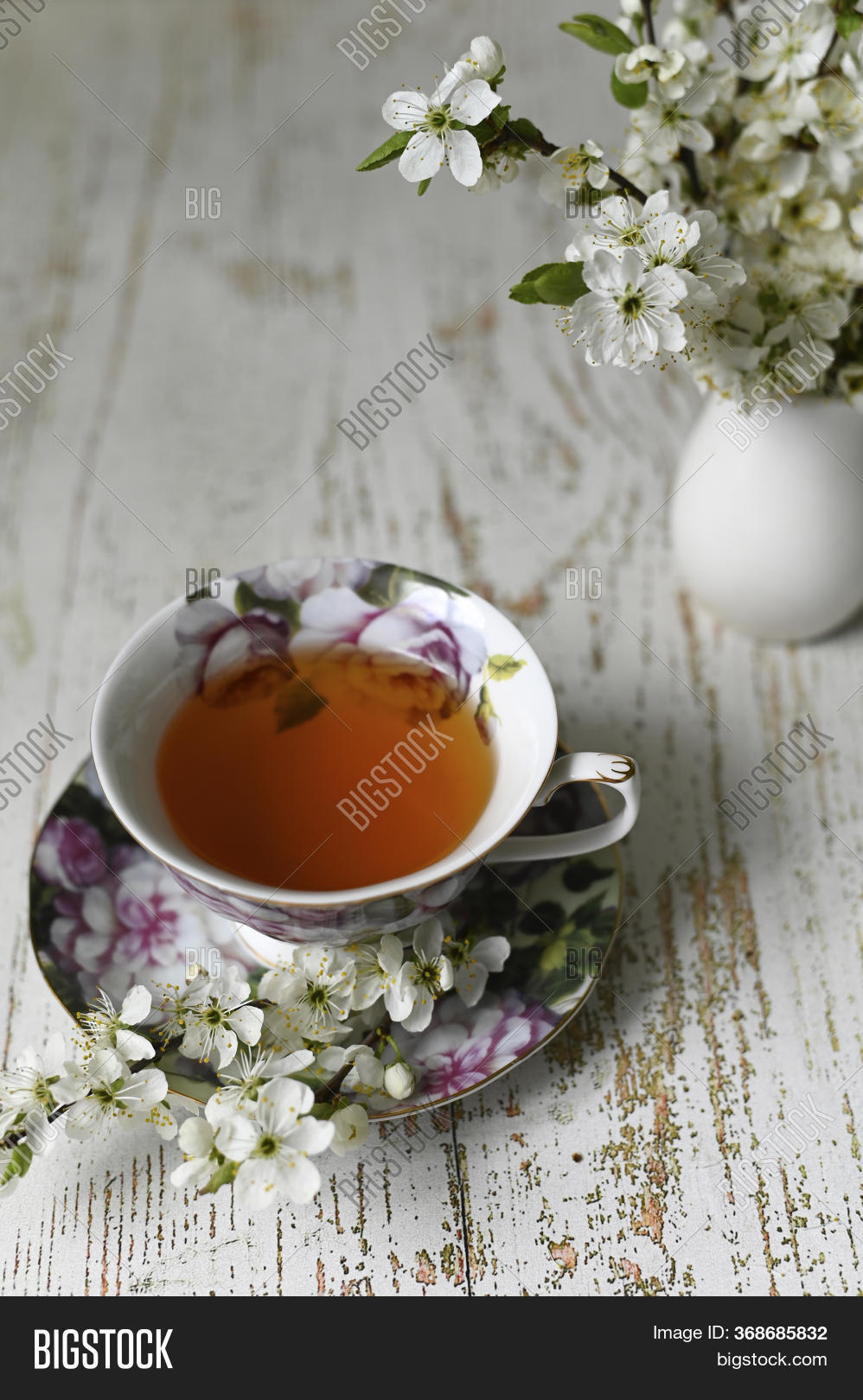 Green Tea Cup Vase Image & Photo (Free Trial) Bigstock