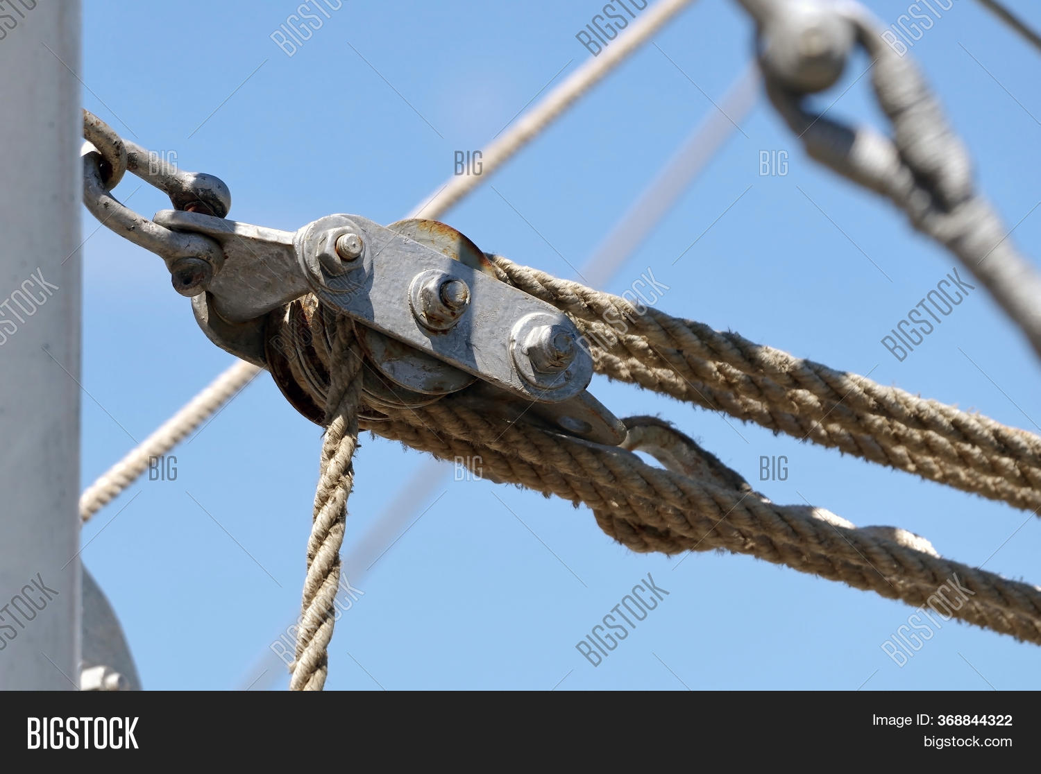 Yacht Pulley Block Image & Photo (Free Trial) Bigstock
