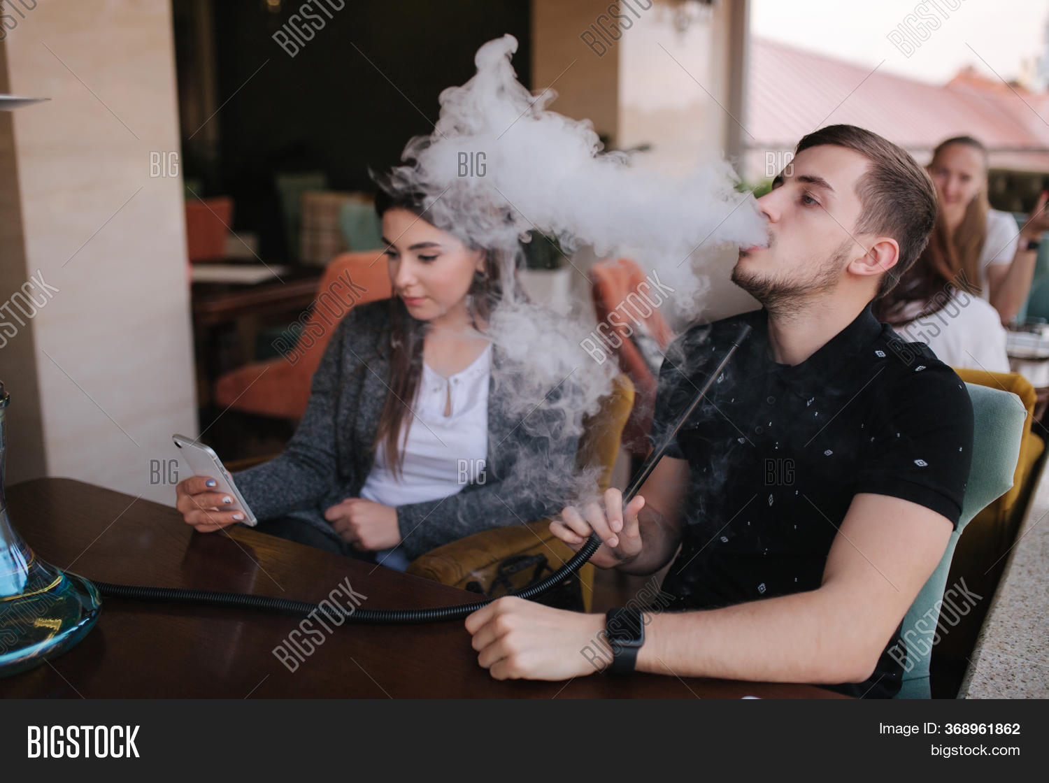 Group People Smoke Image & Photo (Free Trial) Bigstock