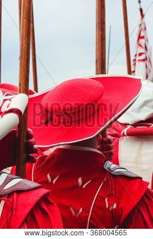 Traditional Parade On Swiss National Day. National Holiday Of Switzerland, Set On 1st August. Celebr