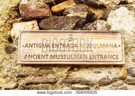 Fuengirola, Malaga, Spain - January 25, 2020: Sohail Castle, Historical Fortification For Coastal De
