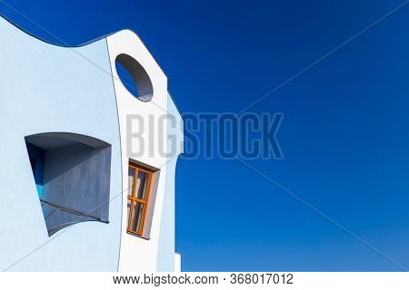 Modern architecture Opile sklepy in Velke Pavlovice, Southern Moravia, Czech Republic