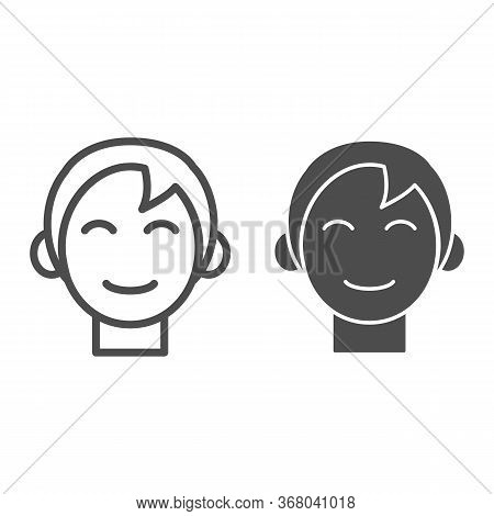 head teenage boy line vector photo free trial bigstock bigstock