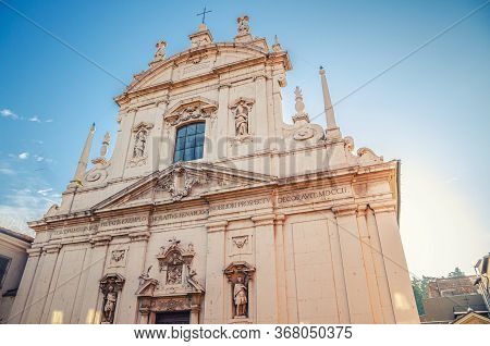Chiesa Santi Faustino E Giovita San Faustino Maggiore Roman Catholic Church Baroque Style Building, 