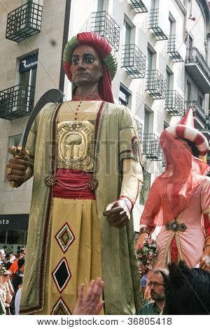 Giants at La Mercè
