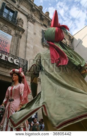 Giants at La Mercè