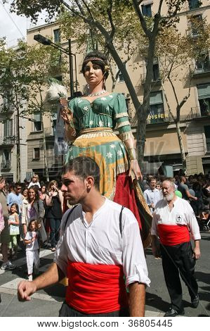 Giants at La Mercè