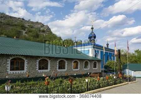 Beautiful View Of The Saharna Monastery Located In Republic Of Moldova