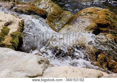 Waterfall Fast Shutter Speed In Apuseni Mountains