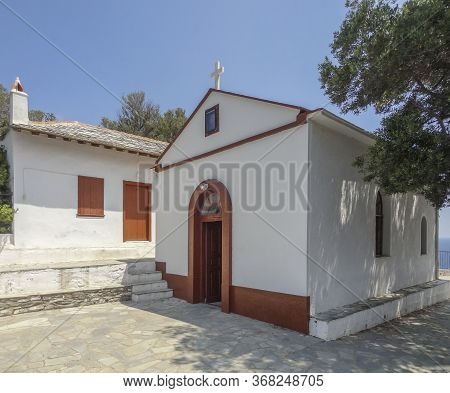 Agios Ioannis Sto Kastri At Skopelos Island At The Sporades In Greece