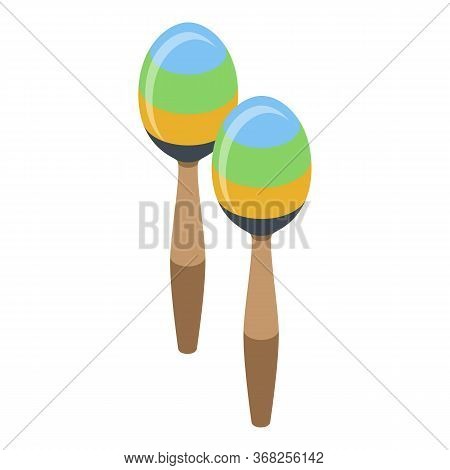Macaras Office Party Icon. Isometric Of Macaras Office Party Vector Icon For Web Design Isolated On 