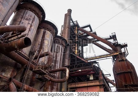 Industrial Buildings In Ostrava Dolni Vitkovice District In Czech Republic Which Is A Technical Muse