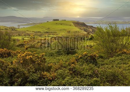 Spectacular Landscape Of Bantry Bay Near Ballylicky In County Cork, Ireland.