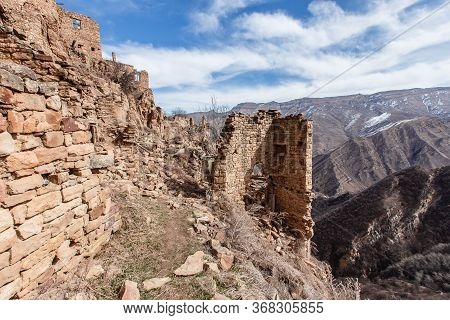 Old Abandoned City Of Gamsutl Republic Of Dagestan, Russia