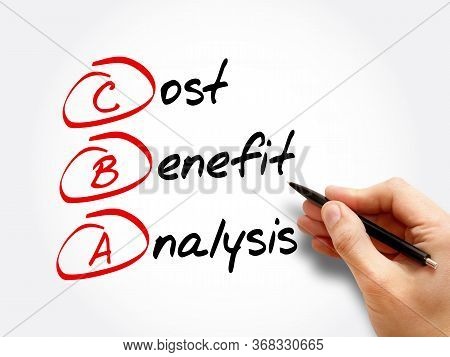Cba - Cost-benefit Analysis, Acronym Business Concept Background