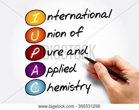 Iupac - International Union Of Pure And Applied Chemistry Acronym, Concept Background