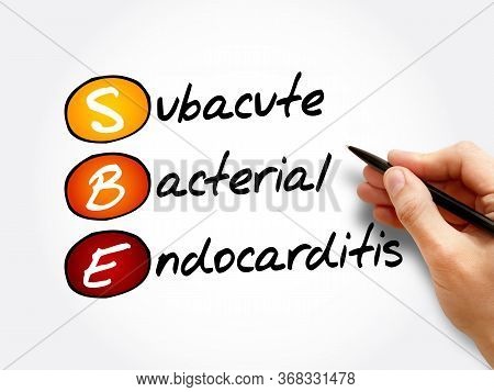 Sbe - Subacute Bacterial Endocarditis Acronym, Concept Background