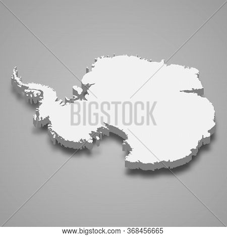 3d Map With Borders Template For Your Design