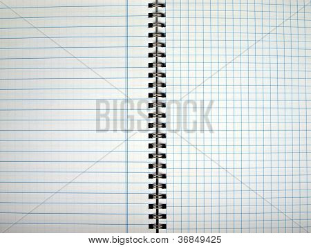Blank notebook page