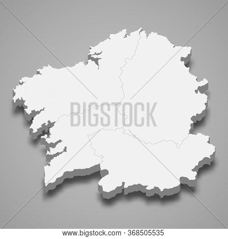 3d Region Of Spain Template For Your Design