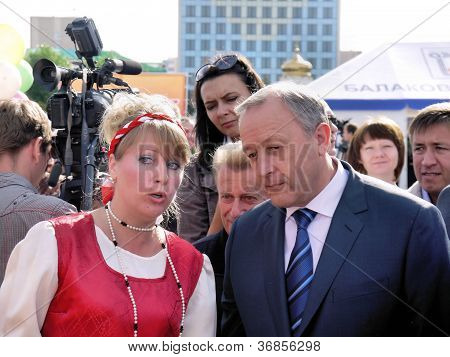 Governatore Valery Radaev della regione Saratov