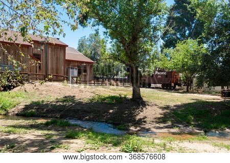 Old Poway Park And Village, Poway, California. Usa. April 18th, 2020